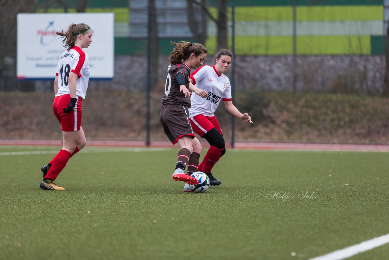 Bild 153 - B-Juniorinnen Walddoerfer - St.Pauli : Ergebnis: 4:1